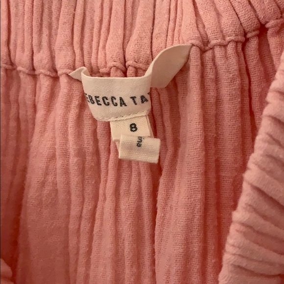 Rebecca Taylor Off the Shoulder Cotton Swing Dress - Picture 5 of 6